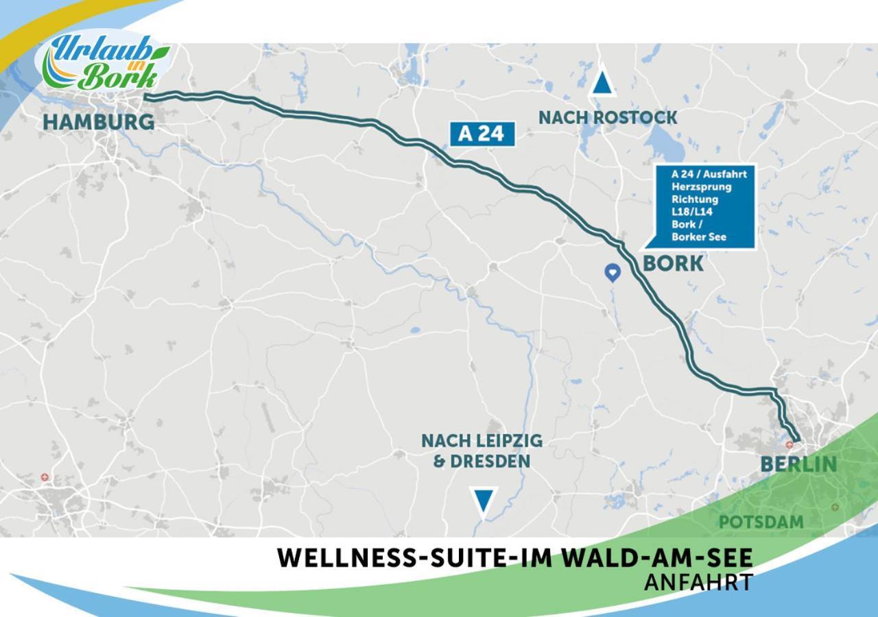 Wellness-Suite-Im-Wald-Am-See Kyritz Kültér fotó